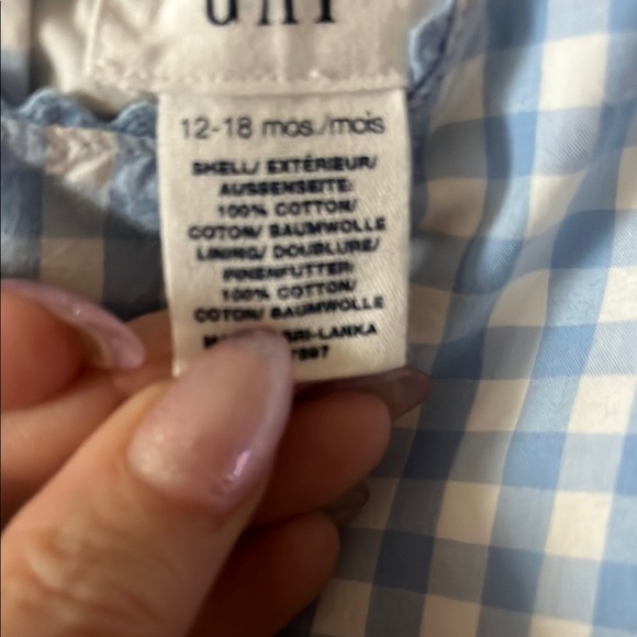 GAP Blue A-Line Sleeveless Dress - Picture 3 of 6